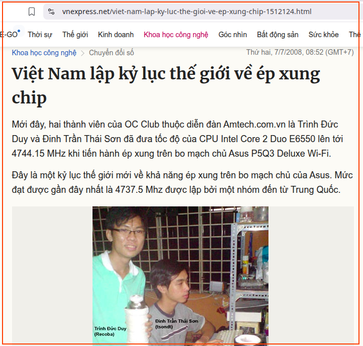 Bài báo về ép xung