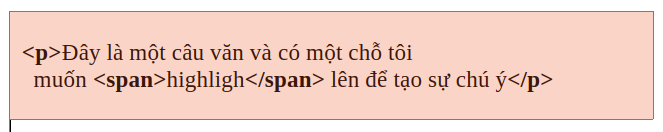 Sự phối hợp giữa thẻ block và inline Thẻ block và inline