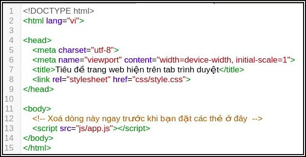 File mẫu HTML Một file HTML mẫu