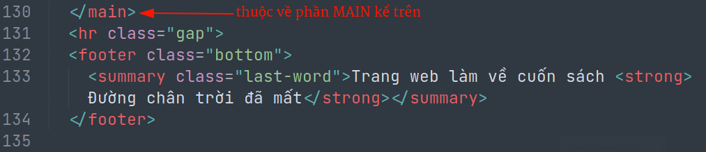 Footer chi tiết hơn Phần footer chi tiết hơn