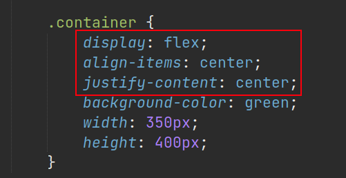 Canh giữa flex box