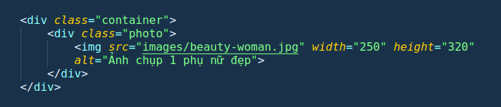 Khung ảnh chứa ảnh