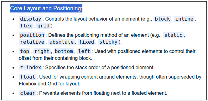 Các thuộc tính CSS 1