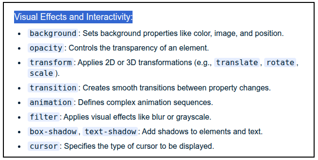 Các thuộc tính CSS 4