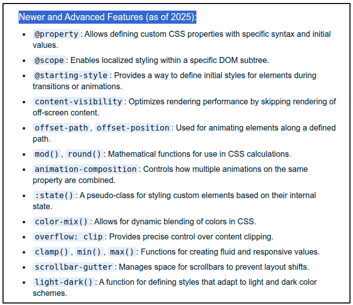 Các thuộc tính CSS 5