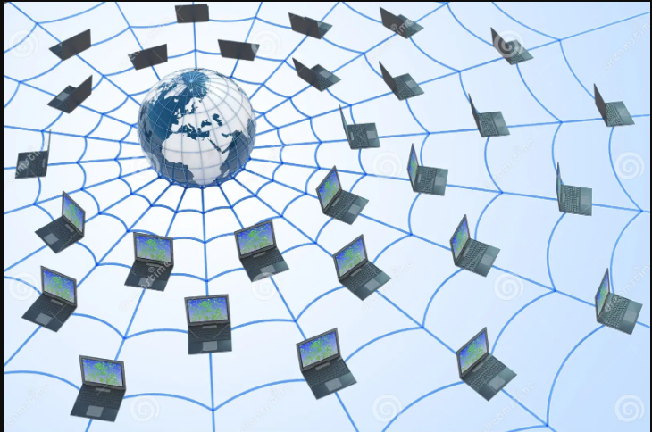 Minh họa "lưới nhện" World Wide Web.