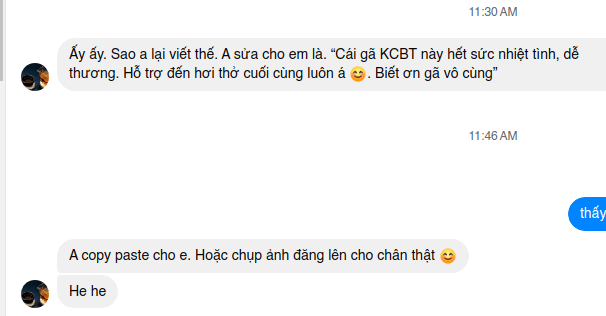 Nhận xét của khách hàng Hòa Phạm